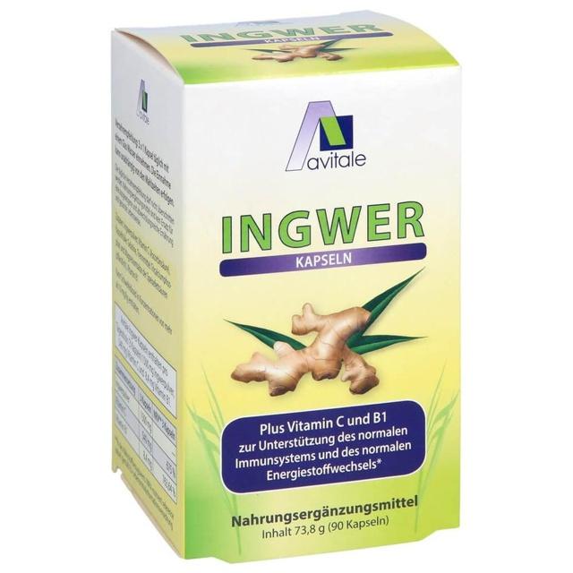 INGWER 500 mg Kapseln+Vitamin B1+C product image