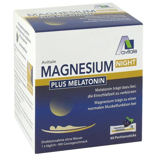 MAGNESIUM NIGHT plus 1 mg Melatonin Direktsticks product image