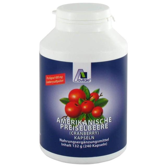 PREISELBEERE amerikanisch 400 mg Kapseln product image