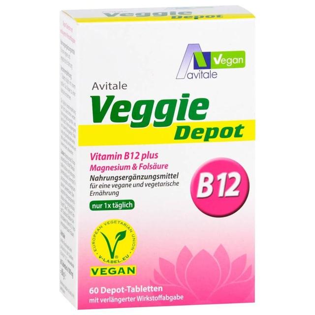 VEGGIE Depot Vitamin B12+Magnesium+Folsäure Tabl. product image