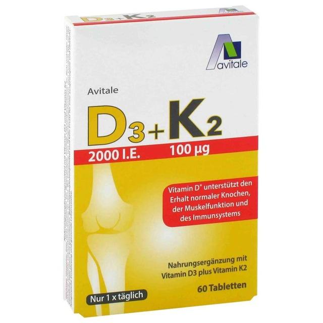 D3+K2 2000 I.E.+100 μg Tabletten product image