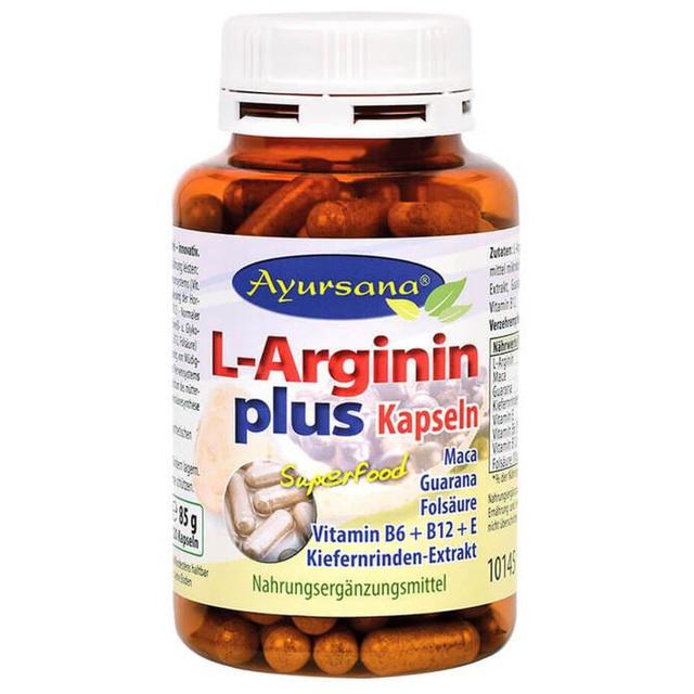 Ayursana L-Argininkapseln plus, 120 St Kapseln product image