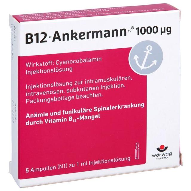 B12 ANKERMANN 1000 μg Injektionslösung Amp. product image