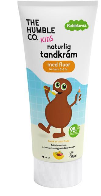 Babblarna Tandkräm Tutti Frutti med Flour 6 mån-6 år 75 ml product image