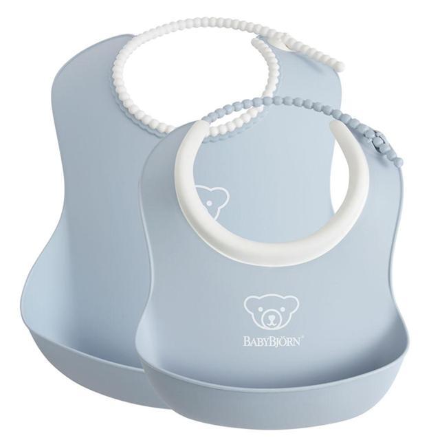 BabyBjörn Haklappsset 2-pack Blekblå product image