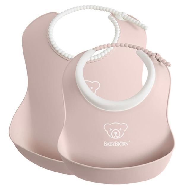 BabyBjörn Haklappsset 2-pack Blekrosa product image