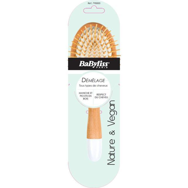 Babyliss Paddelborste trä/vit stor product image