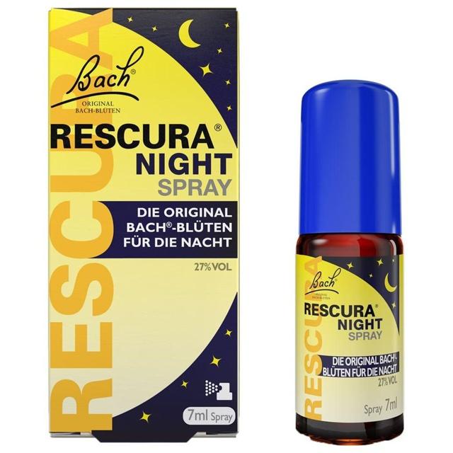 Bachblüten RESCURA NIGHT Spray mit Alkohol 7 ml Spray product image