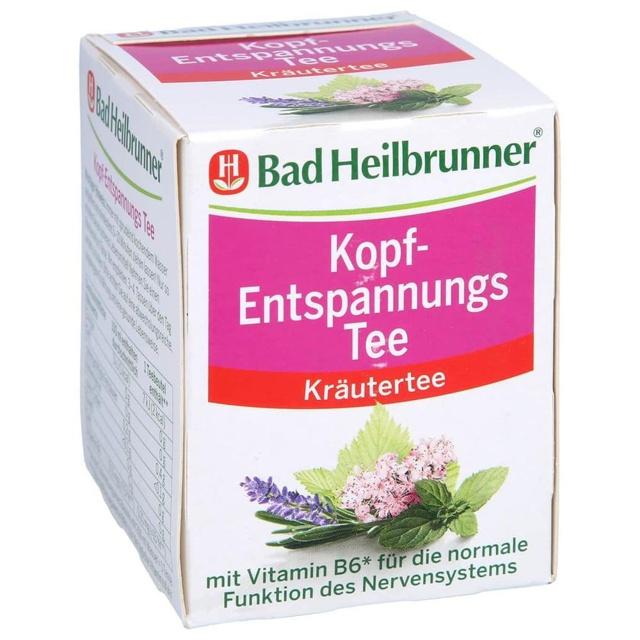 BAD HEILBRUNNER Kopf-Entspannungs Tee Filterbeutel product image