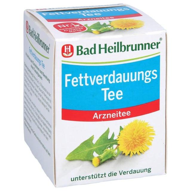 Bad Heilbrunner Tee Fettverdauung Filterbeutel, 8X1.8 g Filterbeutel product image