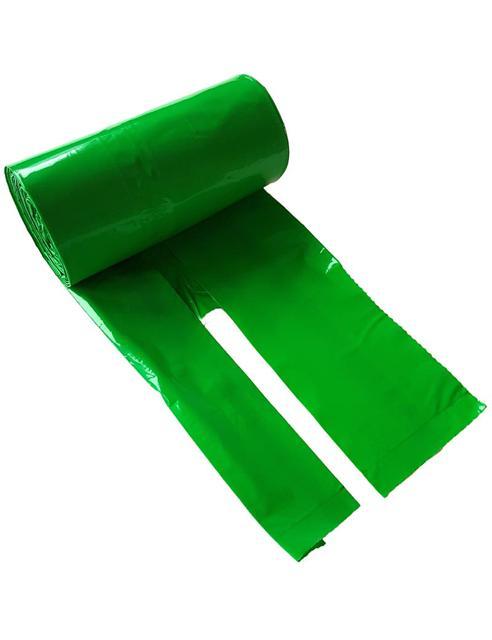Bajspåsar med knythandtag 50 st - Grön product image