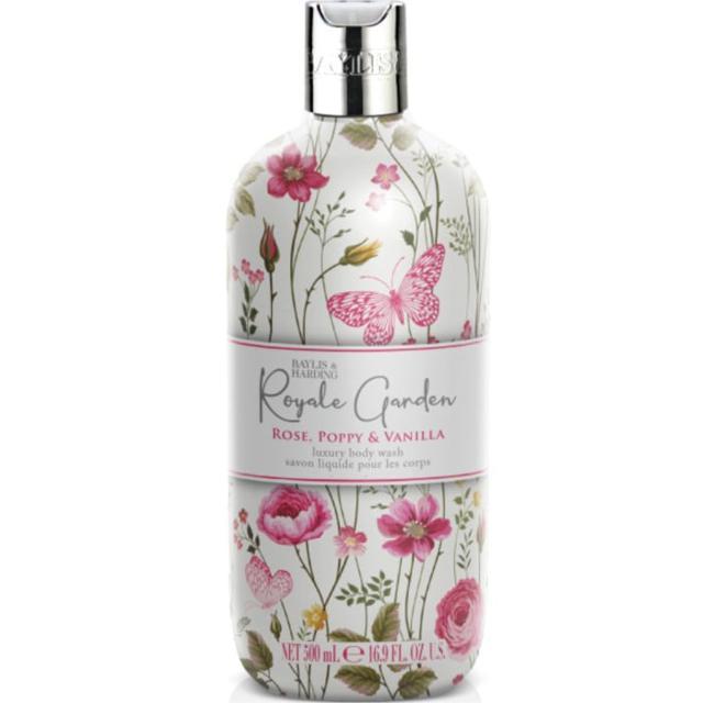 Baylis & Harding Royale Garden Rose, Poppy & Vanilla Body Wash 500 ml product image