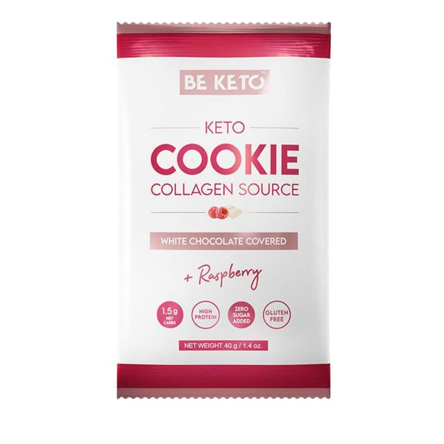 BeKeto Cookie White Chocolate & Raspberry 40 g product image