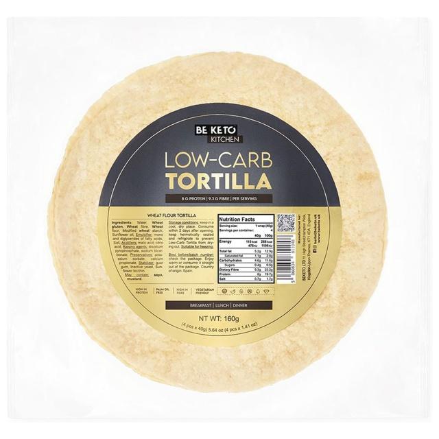 BeKeto Low Carb Tortilla 160 g product image