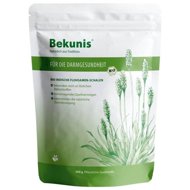 BEKUNIS Bio indische Flohsamenschalen product image