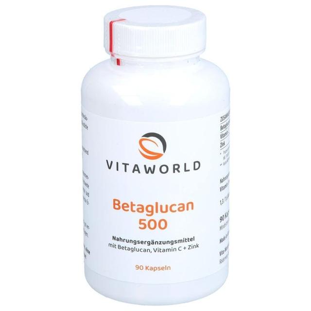 BETA-GLUCAN 500+Vitamin C+Zink Kapseln product image