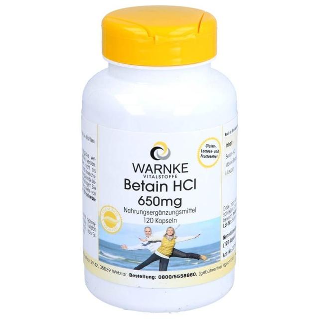 Betain HCL 650 mg Kapseln product image