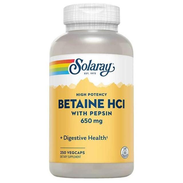 Betain HCL 650 mg + Pepsin Kapseln, 250 St Kapseln product image