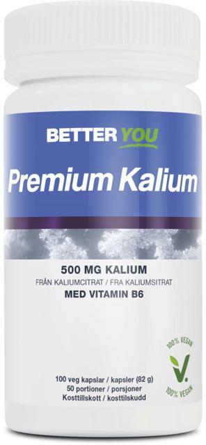 BETTER YOU Better You Premium Kalium 500 mg 100 kapslar product image