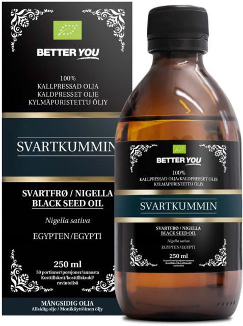 Better You Svartkumminolja EKO Kallpressad - 250 ml product image