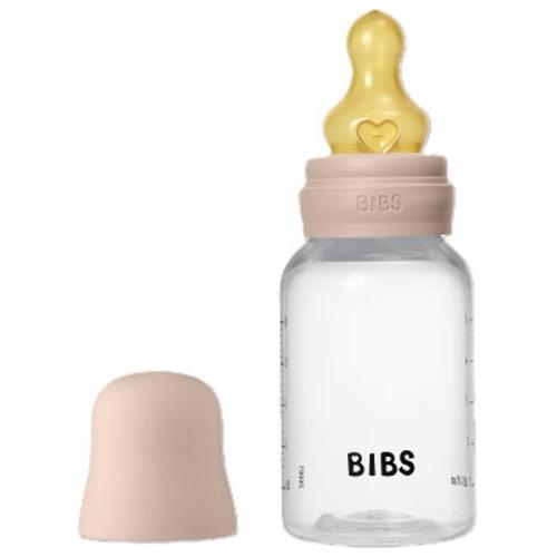 BIBS Baby Bottle Round Latex 150 ml Slow Flow Blush product image