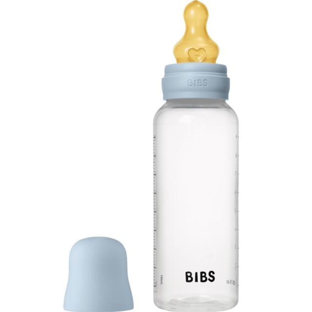 BIBS Baby Bottle Round Latex Medium Flow Baby Blue 270 ml product image