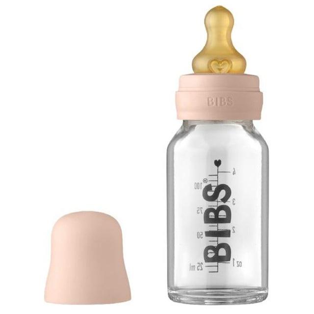 BIBS Nappflaska Glas Latex 110ml Blush, 1 st product image