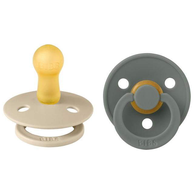 BIBS Colour Pacifier Latex stl2 Vanilla/Pine, 2 st product image