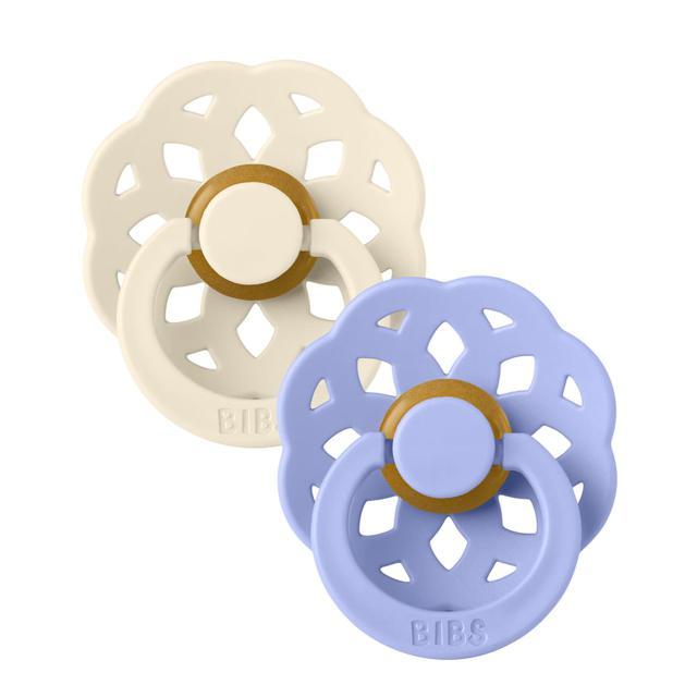 BIBS Pacifier Boheme 2-pack Latex Size 2, Ivory/Hush product image