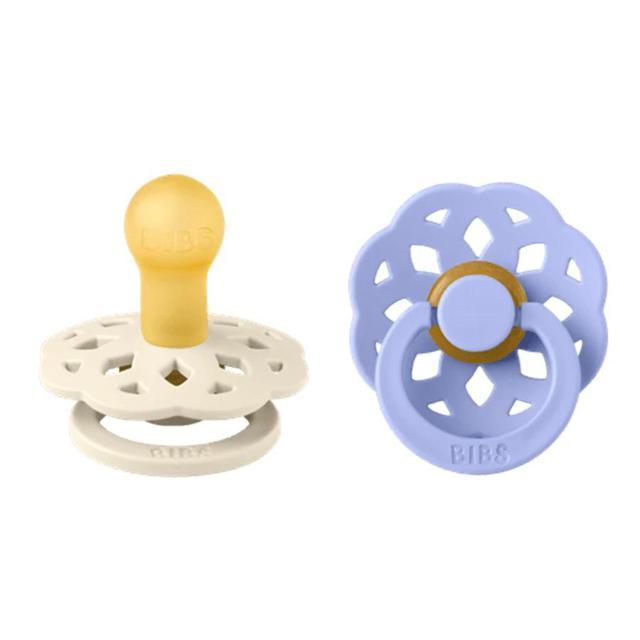 BIBS Pacifier Boheme Latex Ivory/Hush 2-pack Size 1 product image