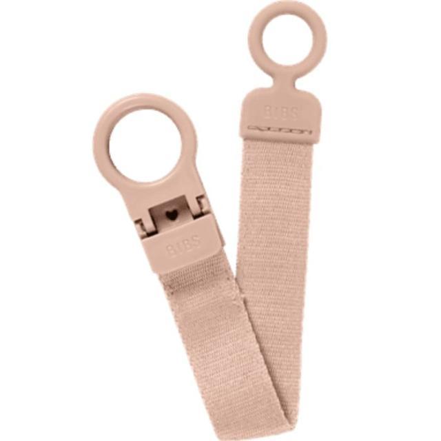 BIBS Pacifier Clip Loop Blush product image