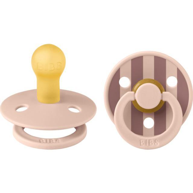 BIBS Pacifier Studio Colour 2-pack Block Latex Size 1 Blush Mix product image