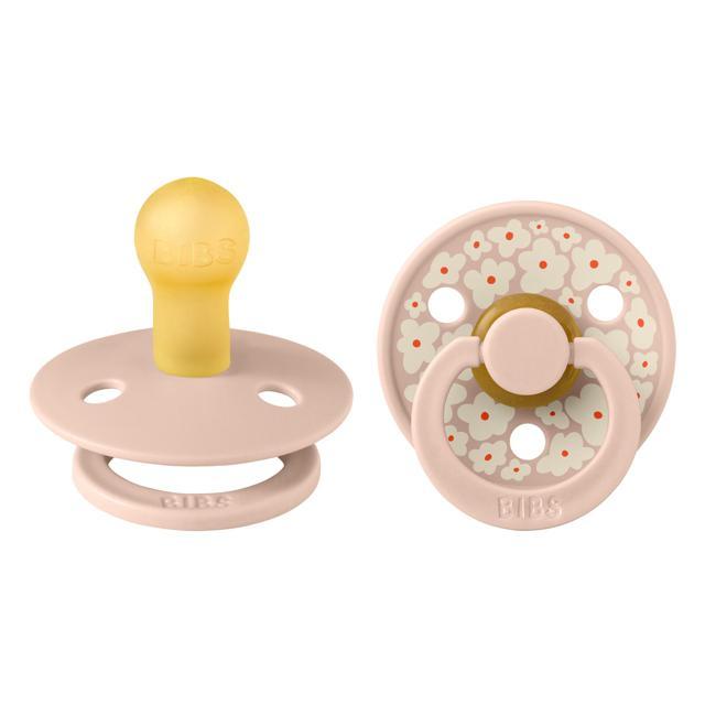 BIBS Pacifier Studio Colour Jasmine Latex Size 1 Blush Mix 2-pack product image