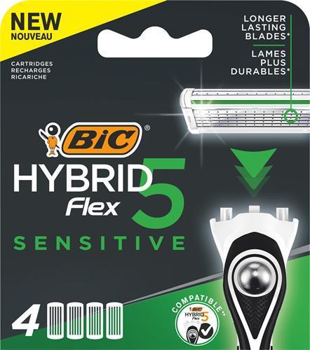 BIC Hybrid Flex 5 Sensitive rakbladrefill 4 st product image