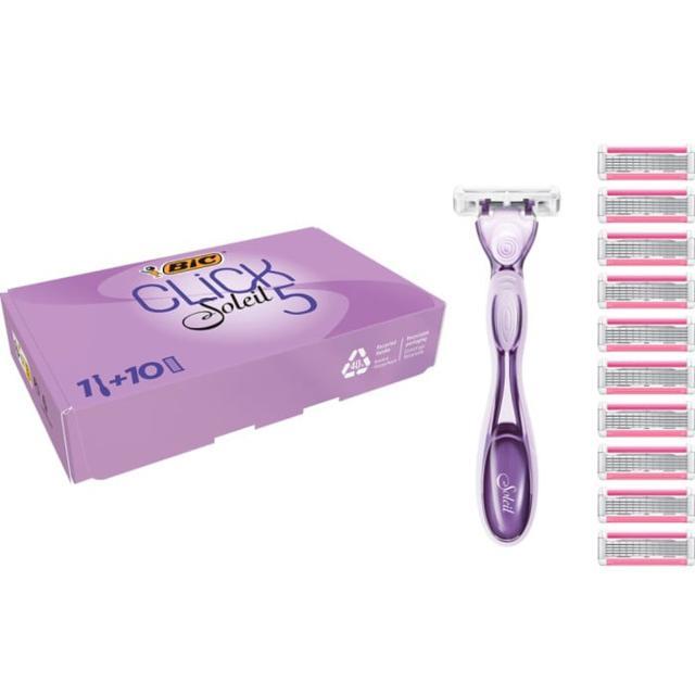 BIC System rakapparat för kvinnor Clic Soleil 5 (1+ 10 refiller) 1op. product image