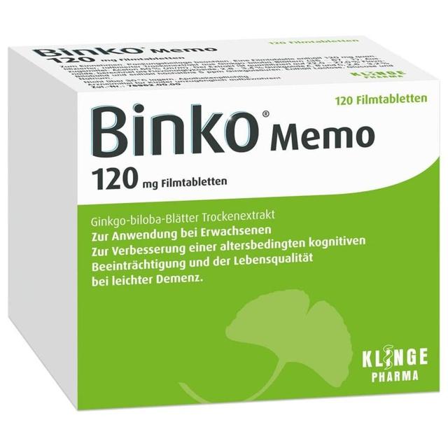 BINKO Memo 120 mg Filmtabletten product image
