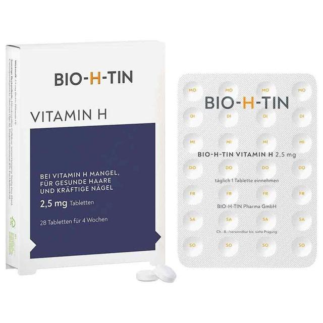 BIO-H-TIN Vitamin H 2,5 mg für 4 Wochen Tabletten product image