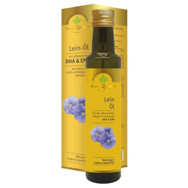 Bio-Leinöl mit DHA und EPA, 250 ml Öl product image