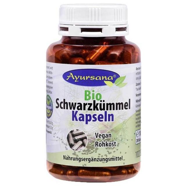 Bio Schwarzkümmel Kapseln vegan, 200 St Kapseln product image
