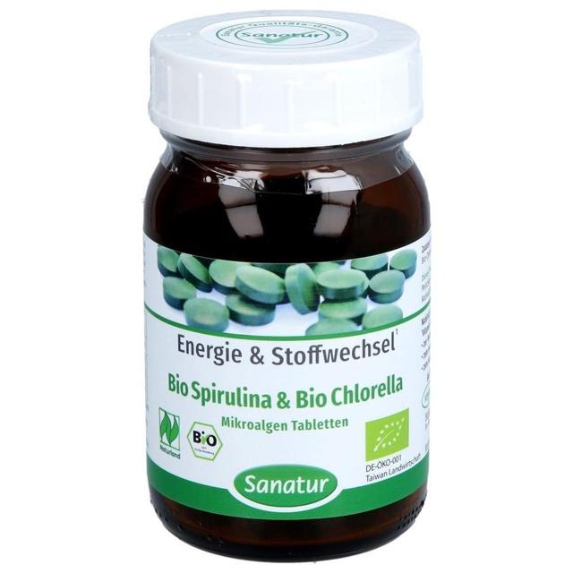 BIO SPIRULINA und Bio Chlorella Tabletten product image