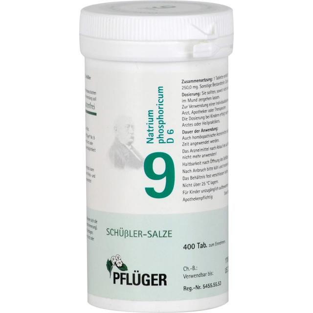 BIOCHEMIE Pflüger 9 Natrium phosphoricum D 6 Tabl. product image