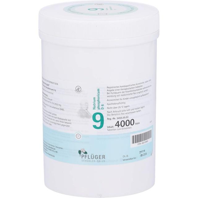 BIOCHEMIE Pflüger 9 Natrium phosphoricum D 6 Tabl. product image