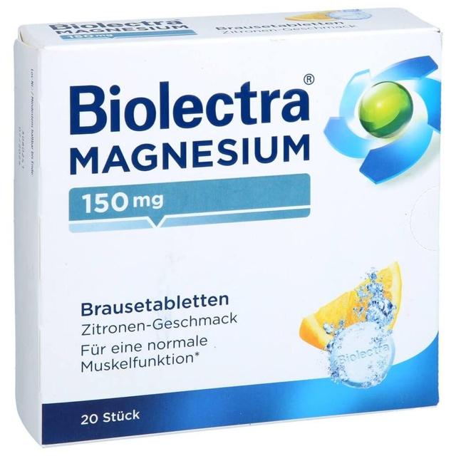 BIOLECTRA Magnesium 150 mg Zitrone Brausetabletten product image