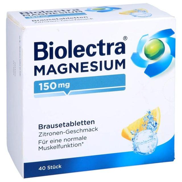 BIOLECTRA Magnesium 150 mg Zitrone Brausetabletten product image