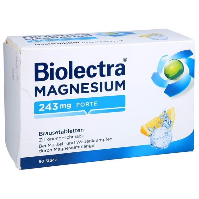BIOLECTRA Magnesium 243 mg forte Zitrone Br.-Tabl. product image