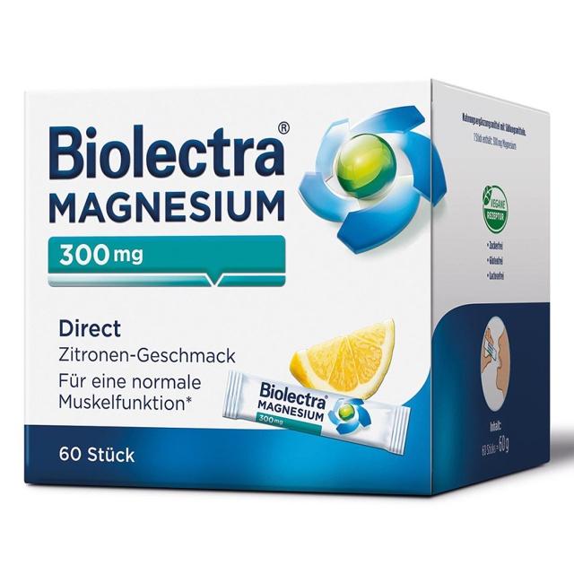 Biolectra Magnesium 300 mg Direct Zitrone product image
