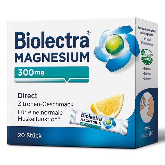 Biolectra Magnesium 300 mg Direct Zitrone product image
