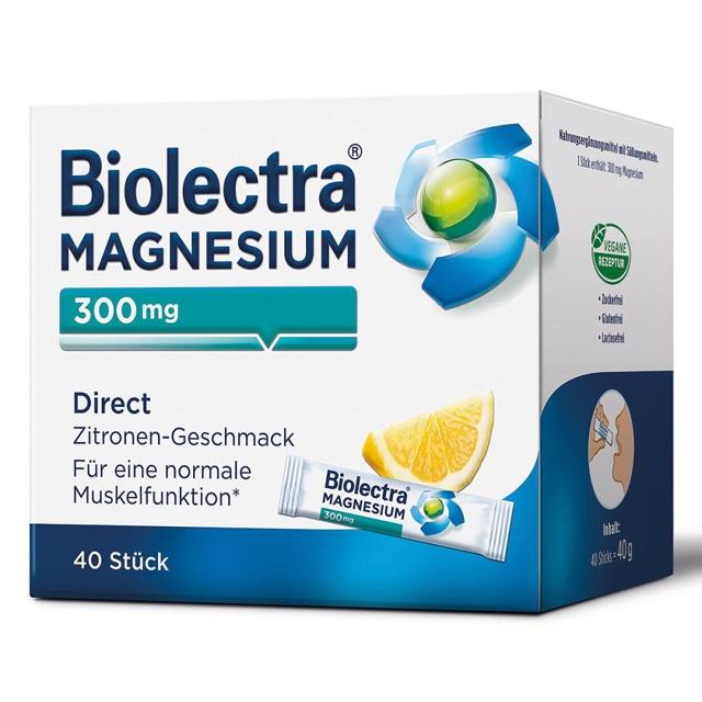 Biolectra Magnesium 300 mg Direct Zitrone product image