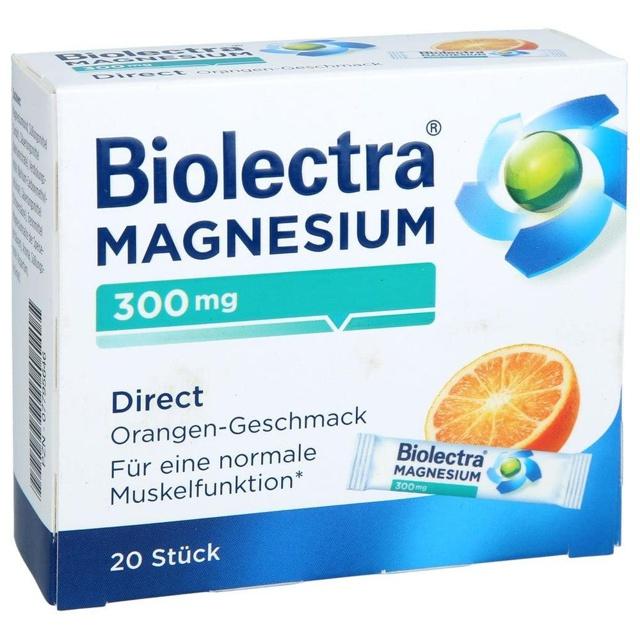 BIOLECTRA Magnesium 300 mg Direct Orange Sticks product image