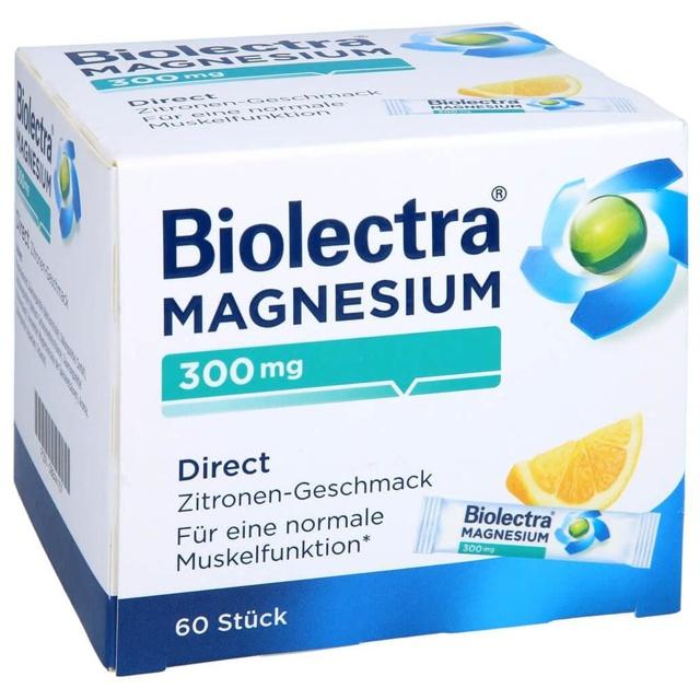 BIOLECTRA Magnesium 300 mg Direct Zitrone Sticks product image